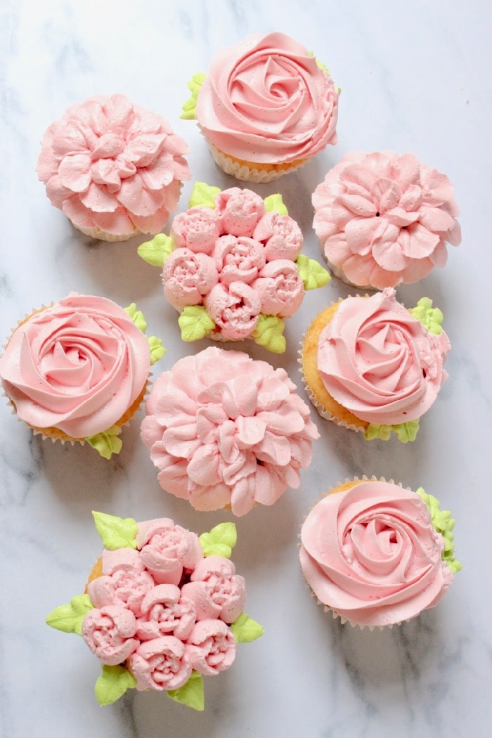 cupcakes met rabarber -